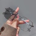 Photochromic Anti Radiation large frame Glasses Shades For Woman/Man Transition Eyeglasses Replaceable Lens. 