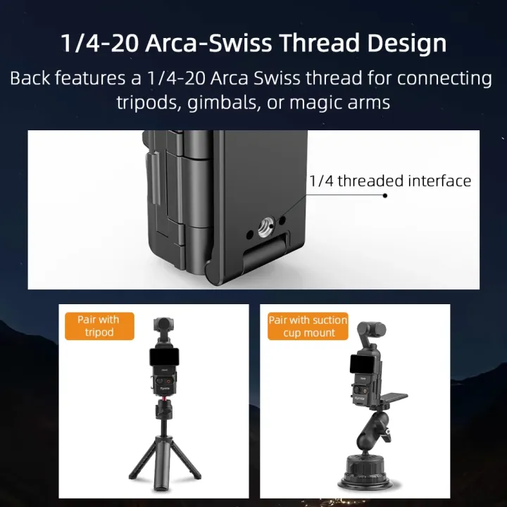 Flymile%20Pocket%204%20Magnetic%20Mount%20Holder%20Multifunctional%20Tabletop%20Base%20Bracket%20Adjustable%20for%20%20Pocket%203%20Accessories%20-%20Image%206