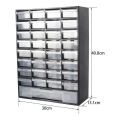 33 Drawers Type Plastic Tool Box Hardware Tool Storage Box IC Rack. 