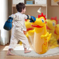 Inflatable Punching Bag Leakproof Inflatable Dinosaur Toy Free Standing Boxing Bag PVC Tumbler Sandbag for Kids Presents. 