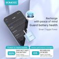 💯 Original Romoss 20w PD Single Type C Charger PD 20W Fast Charging USB-C Charger for iPad iPhone Type C Android Mobile Phones 3C Digital Products Charging Adapter. 