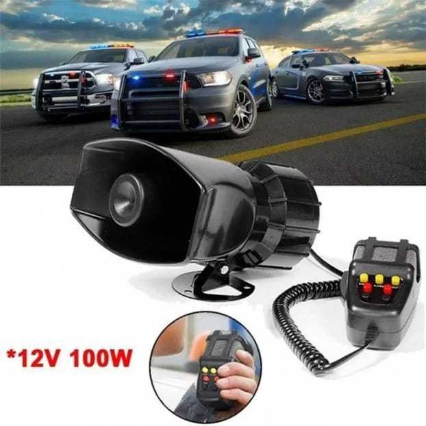 Vip Horn Police Rab emergency VIP horn.Alarm Horn, Universal 115-130db Super Car ...