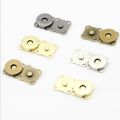 10Sets Square Magnetic Snap Fasteners Clasps Button Handbag Purse Wallet Craft Bags Parts Accessories 11mm 15mm 19mm Pick Colors. 