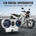 LED Digital 12V Motorcycle Speedometer Gauge Tachometer Odometer Dashboard For Honda CBX250 CBF250 Twister 2001-2008 Waterproof. 