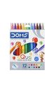 DOMS Aqua Non-Toxic Watercolour Sketch Pen Super fine Nib Sketch Pens (Set of 12, Multicolor). 