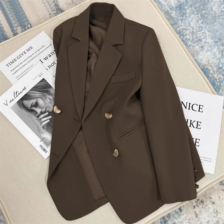 2025%20Spring%20and%20Autumn%20New%20Korean%20fashion%20British%20Style%20Solid%20Blazer%20Women%20Clothing%20French%20Texture%20Fashion%20Small%20Suit%20Coat%20Women%20-%20Image%206