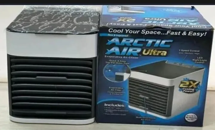 PreArctic Air Ultra Portable Evaporative magic Air Cooler| Air cooler| Portable Air Cooler| mini air cooler| Air conditioner| Powerful Quiet Lightweight cooler| Portable Space Cooler| Air Cooler Hydro-Chill Technology For Bedroom| Office| Living Room