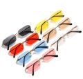 Rectangle Rimless Sunglasses Square Vintage Sun Glasses Brand Designer Retro Trendy Gradient Glass sunglass, Stylish, Best sunglasses price, Premium sunglasses.