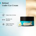 Pilgrim Korean Retinol Under Eye Cream for dark circles, Puffiness & Fine Lines with Vitamin C & Hyaluronic Acid 30 gm. 