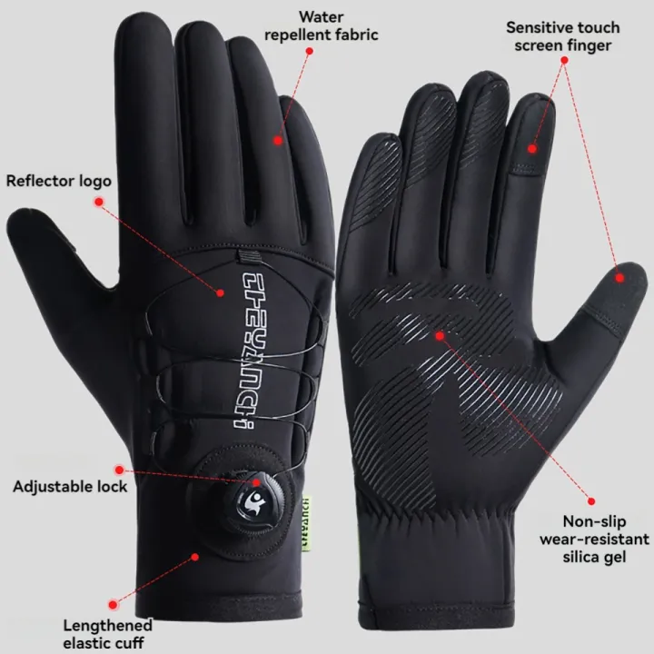 GTUBIKE%20Winter%20Cycling%20Gloves%20Warm%20Fleece%20Windproof%20Full%20Finger%20Gloves%20Touch%20Screen%20Anti-slip%20Adjustable%20Buckle%20Men%20Bike%20Gloves%20-%20Image%205