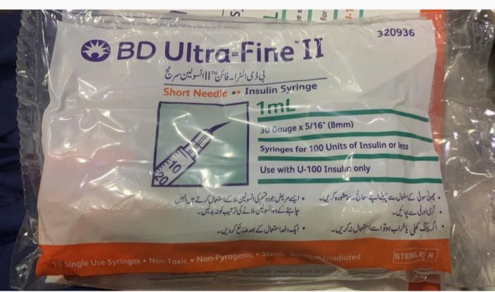 insulin syringes
