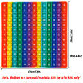 12x12 Multiplication Quick Push Pop Bubble Fidget Math Games, Times Table Numbers Counting Stationery Educational Toys for Kids. 