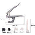 12mm/17mm Plastic Resin Snap Button Press Stud Cloth Button Press Machine Sewing Tool U Shape Fastener Snap Pliers KAM Button. 