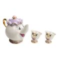 Disney Teapot Cute Cartoon Beauty And The Beast Coffee Pots Mug Mrs Potts Chip Cup Tea Cup Pots One Tea Sets Droshipping. 