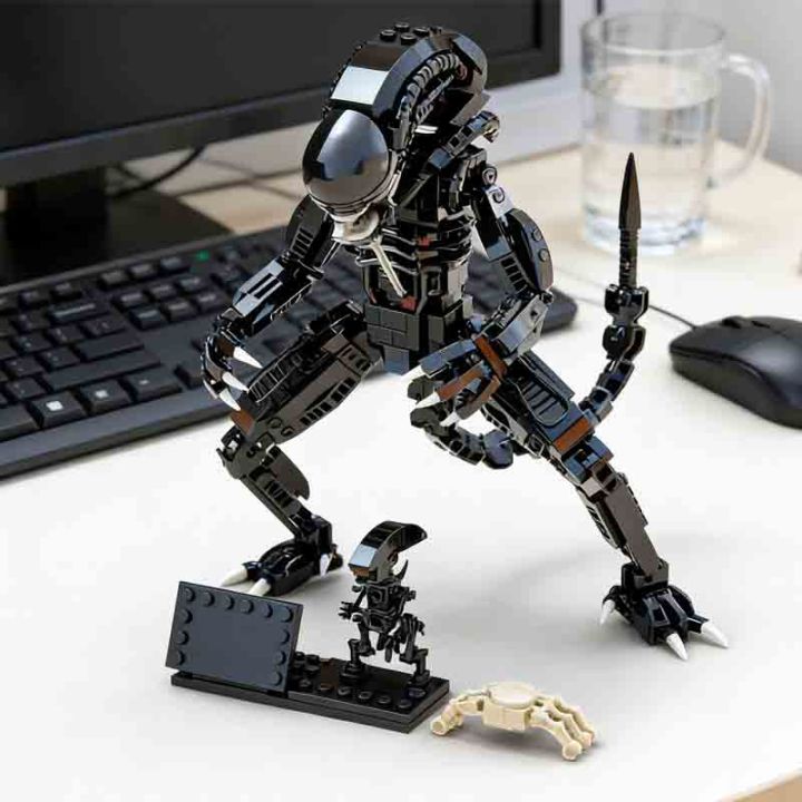 New%20MOC%20%20Aliens%20Drooling%20Monster%20Building%20Blocks%20Xenomorph%20Action%20Figure%20Toys%20Parasitoid%20DIY%20Bricks%20%20For%20for%20%20-%20Image%204