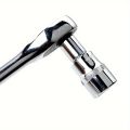 6pcs Ratchet Wrench Socket Converter Sleeve Head Adapter 1/2" Big Fly to 3/8" to 1/4" Stainless Steel to 1/4" to 1/2" to 3/8". 