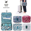 New Travel Makeup Organizer Bag Nylon Women Cosmetic Bag Hanging Travel Makeup Bags Wash Toiletry Organizer Kits Storage Bags. 