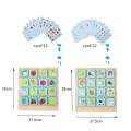 Wooden Memory Game , Montessori Chess Game Brain Power Educational Toy. 