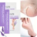 GZE Foot Peel Mask Skin Exfoliating for Dry, Rough Cracked Heels, Callus. 