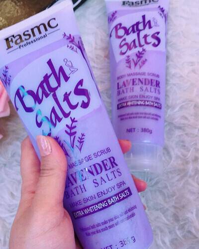 Fasmc Bath Salts Body Massage Scrub Lavender - 380g