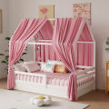 Bunk Bed Canopy 1/2-Piece Muslin Bunk Bed Canopy, Fabric Canopy for Bunk Beds Suitable for Bed Canopy, Bedroom Decoration.