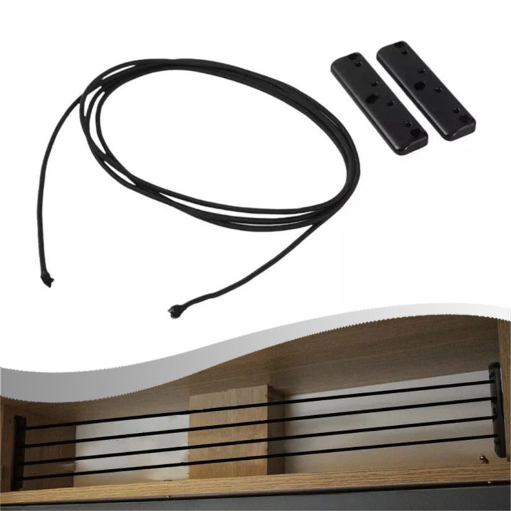 1 Set Car RV Cabinet Cargo Net Organizer Cargo Luggage Elastic Mesh Racks Fence Rear Cabinet Cargo Anti Fall Baffle Storage