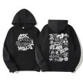 Men's retro rock Arctic monkey hooded sweatshirt hooded sweatshirt with music album patternHip Hop large retro hooded sweatshirt.
