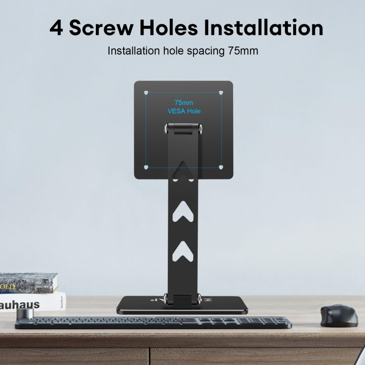 ZEUSLAP%20Rotating%20Portable%20Monitor%20Desk%20Metal%20Stand%20Holder%20For%20VESA%20Mount%20Monitor%20-%20Image%204