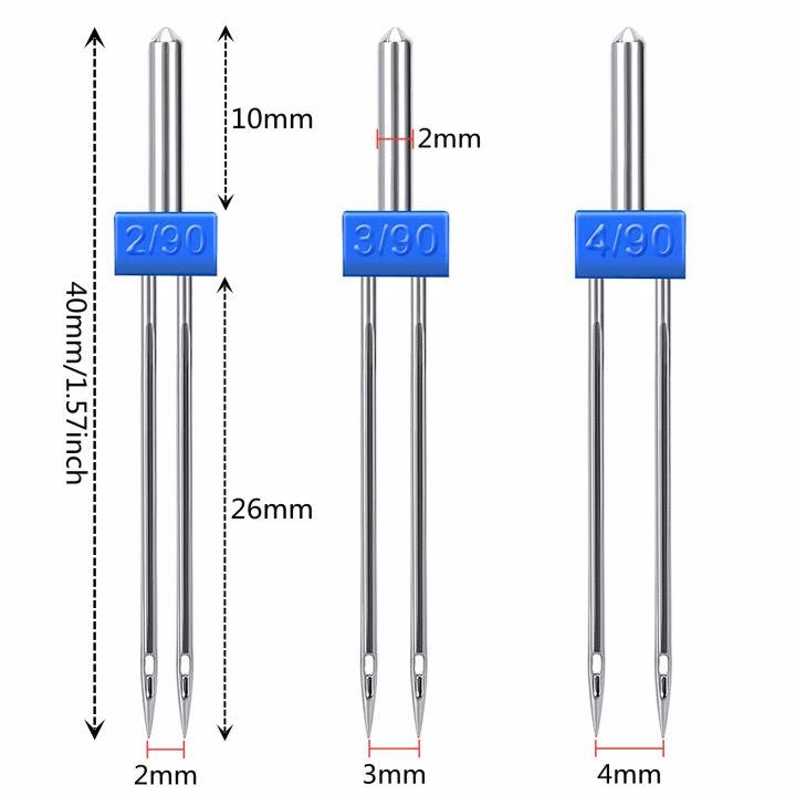 3%20PCS%20Twin%20Needles%20Size%202/3/4mm%20And%20Wrinkled%209%20Grooves%20Sewing%20Presser%20Foot%20Feet%20For%20Singer%20Brother%20Sewing%20Machine%20Accessories%20-%20Image%203