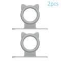 2pcs Toilet Seat Lifters Multifunction Silicone Self-Adhesive Cabinet Door Handle Avoid Touching Toilet Lid Handle Wc Accessorie. 