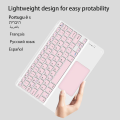 Bluetooth Keyboard And Mouse With Toucad 10 Inch For Tablet Teclado For iPad Pro Mini Cell Phone.