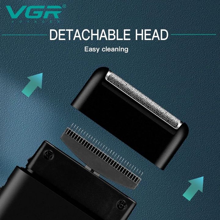 VGR%20V-390%20Professional%20Electric%20Ultra%20Thin%20Shaver%20Rechargeable%20Razor%20for%20Face%20Care%20Beard%20Trimmer%20Reciprocating%20Blade%20with%20USB%20for%20Men's%20-%20Black%20-%20Image%203