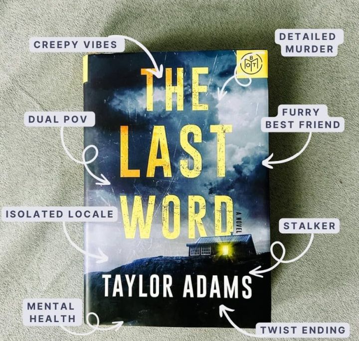The last word by Taylor Adams (Suspense novel) Premium paperback (Brown offset edition)