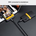 Kodak X200 Portable SSD 2TB 1TB USB 3.1 Type C External Drive Hard Disk 512GB 256GB Solid State Drive For PS4 Laptop Macbook PC.