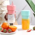 6 Blades Portable Juicer Electric Juicer with Straw Fruit Vegetables Automatic Smoothie Blender Kitchen Tool Food Processor Fitness Travel.