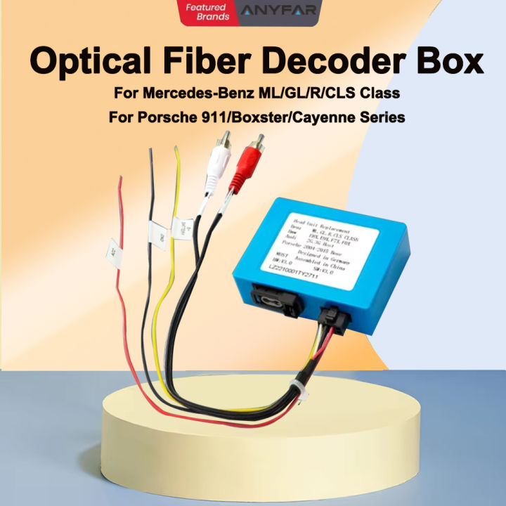 Car Stereo Radio Optical Fiber Decoder Most Box For Benz B200 ML SL SLK ...