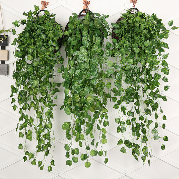 1pcs Artificial Plants Creeper Wall Hanging Indoor Green Plant Wall
