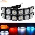 2X Waterproof DRL 6Chips Led Car Auto Decorative Flexible Daytime Running Light Driving Led Strip Headlight Fog Backup Trunk Led.