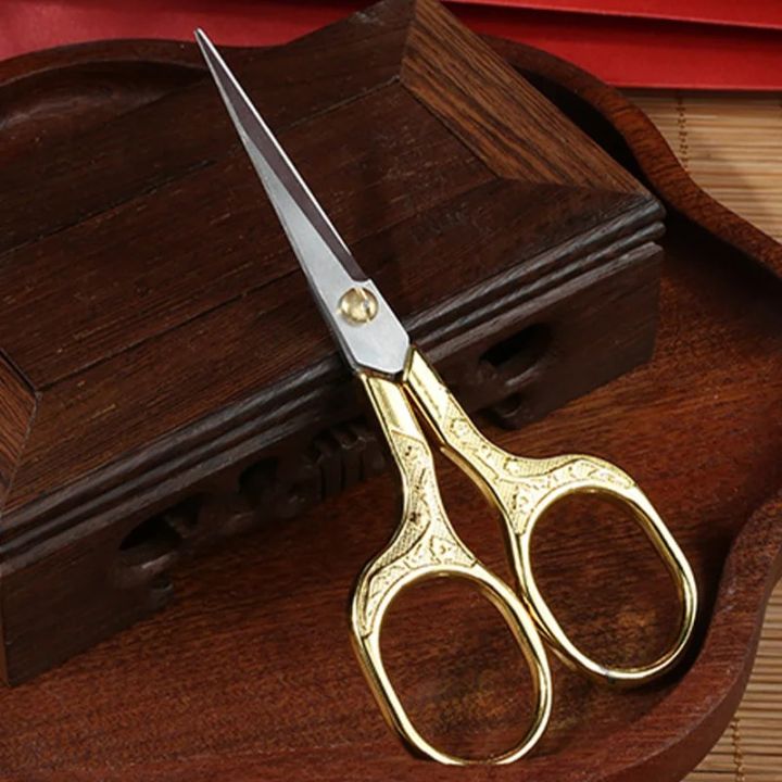 1PC%20Sewing%20Scissors%20Stainless%20Steel%20Retro%20Embroidery%20Tailor%20Scissors%20Dressmaker%20Shears%20Fabric%20Cutter%20DIY%20Sewing%20Accessories%20-%20Image%205