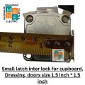 hi grade small latch interlock for cupboard and safety locker. 