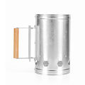 Barbecue Fire Starter Stainless Steel Barbecue Charcoal Burner Portable Handle Ignition Barrel Camping Picnic Cooking Stove Hood.