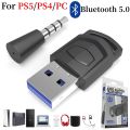 Bluetooth Audio Adapter Wireless Headphone Adapter Receiver for PS5/PS4 Game Console PC Headset 2 in 1 USB Bluetooth 5.0 Dongle. 