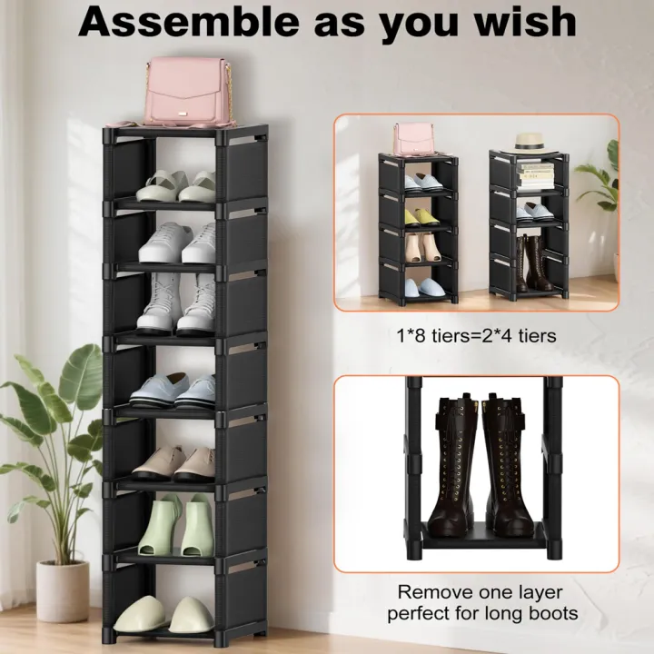 Multiple%20Layers%20Shoe%20Organizer%20Shoe%20Rack%20Organizer%20Space%20Saving%20Rack%20For%20Wall%20Corner%20Stackable%20Shelf%20Adjustable%20Saving%20Cabinet%20-%20Image%203
