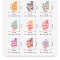 kawaii Star Hat Flocking blind box Cute Mini Doll ornaments resin crafts high-end niche desk decorations For  . 