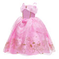 2026 Sleeping Beauty Costume Play Princess Carnival Aurora Birthday Princess Party Dress Halloween Apparel Purim Fairy Vestido.