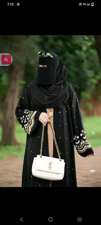 Zoom Fabric New Design Karchopi Work Abaya Borka Always Use & Comfortable Collection