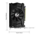 SOYO AMD Radeon R7 350 4GB Graphics Card DDR5 Memory 128Bit HDMI-compatible VGA DVI Video Card for Desktop Computer Components. 
