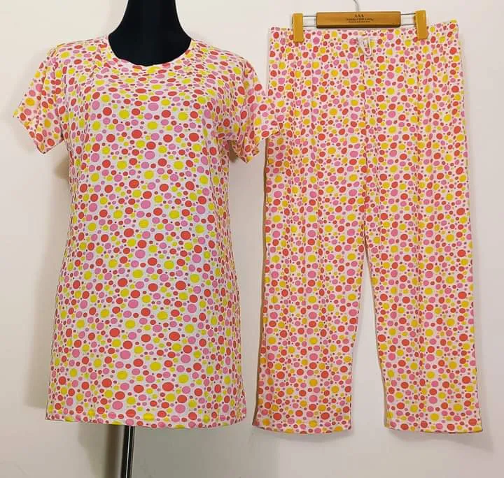 Long%20Tshirt%20with%20Palazzo%20Set%20for%20Women%20Multicolor%20Random%20Design%20Cotton%20-%20Image%202