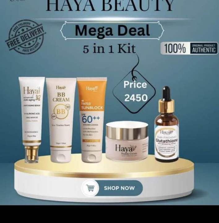 Haya Beauty Mega Deal 5 in 1 Kit | Daraz.pk