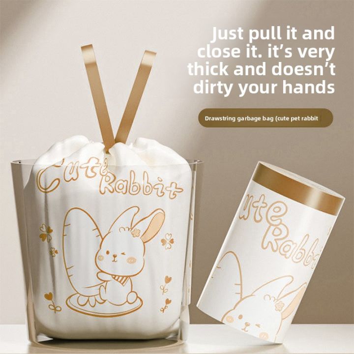Radish%20Rabbit%20Drawstring%20Garbage%20Bag%20Household%20Kitchen%20Portable%20Thickened%20Belt%20Handle%20Garbage%20Bag%20-%20Image%204